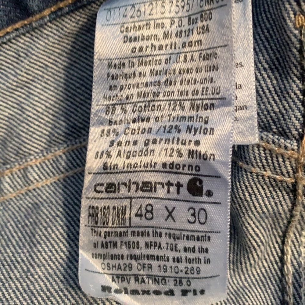 CARHARTT FR Relaxed Fit Jeans 48x30 - Picture 5 of 6